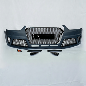 Conjunto de Parachoques Delantero Estilo RS4 con Rejilla de Panal, Kit de Conversión para <span class=keywords><strong>Audi</strong></span> <span class=keywords><strong>A4</strong></span> B8.5 2013 2014 2015 2016, Piezas de Repuesto para Automóviles - Product Image 4
