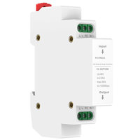 Protector de Sobretensión de Red Gigabit POE HLVISUS HL-EDGP1000 24/48V, Protección contra Rayos, Riel Guía, Monitor Ethernet de Plástico