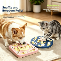 Jouet de puzzle interactif pour animaux de compagnie : distributeur de friandises à alimentation lente pour chiens et chats, stimulant l'enrichissement mental et favorisant une alimentation saine.