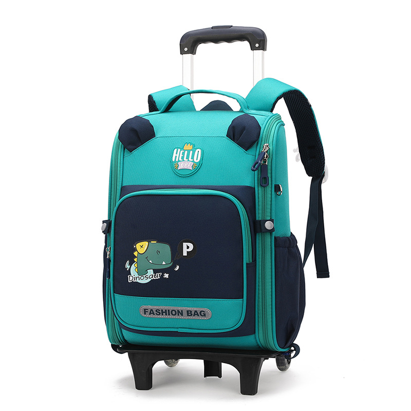 Sac vert avec 2 roues