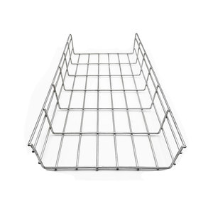 Soleil Custom Galvanized Wire Mesh <b>Cable</b> Tray-Open-Style Steel System for <b>Communication</b> Rooms High-Speed Rail Base Stations - Product Image 1