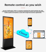 Pantalla Publicitaria Digital de Pie Personalizada OEM, Bajo Consumo de Energía, Cuerpo Ultrafino, Señalización LCD, Pedido al por Mayor para Proyectos