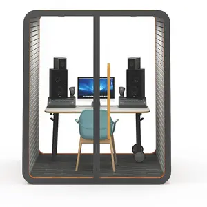Çok fonksiyonlu ses geçirmez ofis telefon kulübesi taşınabilir akustik toplantı pod ev köy ofis pod