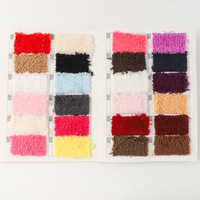 Tissu en fausse fourrure synthétique jacquard 100% polyester personnalisé pour nid d'animal de compagnie, coussin, housse de siège de voiture, vêtements, chapeaux