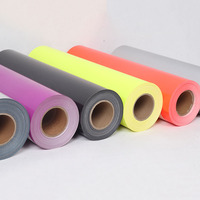 Rollo de vinilo Flexible para transferencia de calor, calidad China, plóter para corte y prensa de calor en camisetas, película de vinilo, 1 rollo