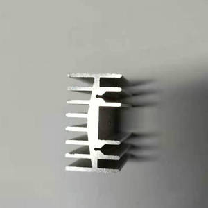 Disipador de calor en forma de U Melt Eruption, 35x20x40mm, aleación de aluminio, 1 orificio sin pines con pines para adaptador de corriente, perfil de disipación de calor - Product Image 2
