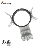 10 pouces Design moderne LED Architectural Commercial Retrofit Downlight Nouveau cadre de Construction avec supports décoratifs d'hôtel