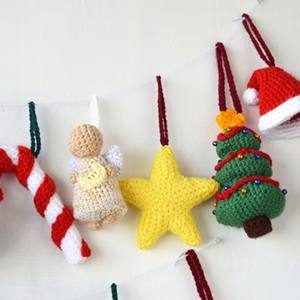 Navidad algodón Amigurumi hecho a mano ganchillo pan <span class=keywords><strong>de</strong></span> jengibre <span class=keywords><strong>muñeco</strong></span> <span class=keywords><strong>de</strong></span> <span class=keywords><strong>nieve</strong></span> campana árbol <span class=keywords><strong>de</strong></span> Navidad adornos colgantes - Product Image 4