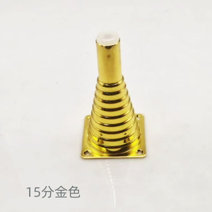 Furniture Leg Brass Gold 10mm Screw Traditional Style Bed Sofa Table Support - Product Image 2