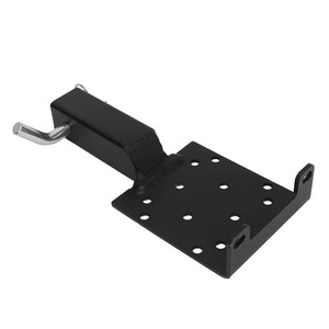 Nouvelle <span class=keywords><strong>plaque</strong></span> de <span class=keywords><strong>support</strong></span> de treuil en acier de 2 pouces avec finition en poudre noire pour remorques ATV/UTV - Marque CW - Product Image 1