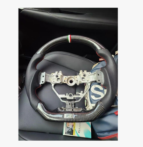 Volante de Cuero y Fibra de Carbono Personalizado de Alta Calidad para <span class=keywords><strong>Lexus</strong></span> GS300 GS430 GS350 GS400 Toyota Aristo 2000-2005 - Product Image 2
