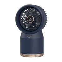 Ventilateur de refroidissement par eau USB de bureau à affichage numérique grand ventilateur de pulvérisateur d'humidification ventilateur de climatiseur avec veilleuse