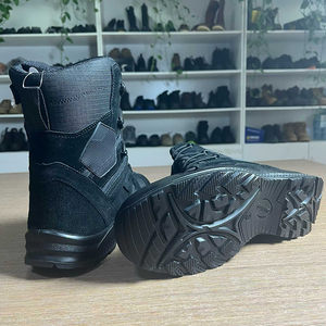 SFA1 Men <b>Black</b> Tactical <b>Boots</b> Waterproof Outdoor <b>Work</b> Hiking <b>Boot</b> All Seasons PU Leather Construction - Product Image 4