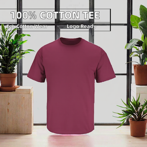 เสื้อยืดแขนสั้นผ้าฝ้าย 100% แบบลำลอง สีพื้น พร้อมโลโก้ OEM ออกแบบเองได้ น้ำหนัก 180 กรัม ระบายอากาศได้ดี เป็นมิตรกับสิ่งแวดล้อม ทรงปกติ - Product Image 2