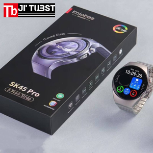 Montre connectée SK45 Pro New Watch 5 <span class=keywords><strong>pour</strong></span> hommes et femmes, haute qualité, 3 bracelets, écran AMOLED 1,53 pouces, étanche IP68, appels Bluetooth. - Product Image 3