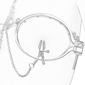QK-W8133 ชุดรัดหน้าอกเซ็กซี่สำหรับ BDSM ทำจากสแตนเลส 304 - Product Image 2