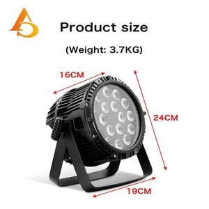 Projecteur PAR LED professionnel d'extérieur 18x15W 5-en-1 RGBWA avec zoom, étanche pour scène - Product Image 5