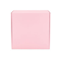 Caja de Cartón Corrugado de Color Personalizado, Papel Rosa con Logotipo para Ropa, Sombreros, Calcetines, Cajas de Envío, Embalaje para Correo