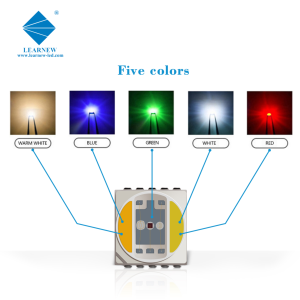 Professionnel 6064 R5MM SMD <span class=keywords><strong>LED</strong></span> RGBWW <span class=keywords><strong>2.5W</strong></span> Sanan Puce CRI95 120 Degrés pour Éclairage De Scène <span class=keywords><strong>LED</strong></span> Photographie Lumière - Product Image 3