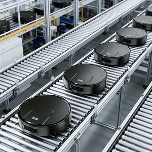 Aspirateur robot OEM V2G-SH, nettoyage automatique, balayage et lavage intelligents des sols, contrôle par application Tuya, 3500Pa. - Product Image 1