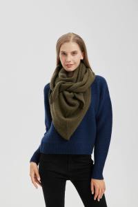 Bufanda Larga de Cachemira 100% Pura para Mujer, Color Beige Sólido, Aislamiento Térmico, Uso Casual de Invierno - Product Image 5