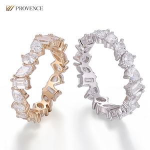 18K 14K 10K Solid Gold Pear Marquise Cut Lab Grown Diamond Fashion <b>Rings</b> Original Design <b>Wedding</b> <b>Rings</b> <b>Couple</b> Set Daily Wear - Product Image 1