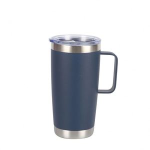 Thermal <b>Mug</b> 20Oz Vacuum Insulated Stainless Steel With Sliding Lid <b>Reusable</b> Travel Drinkware Promotional Gift ASM26 - Product Image 3