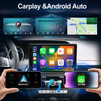 Cadre de lecteur vidéo stéréo de voiture Android de 9 pouces pour Mercedes Benz Classe C W204 Carplay Radio écran GPS 256GB Radio Fascia Frame