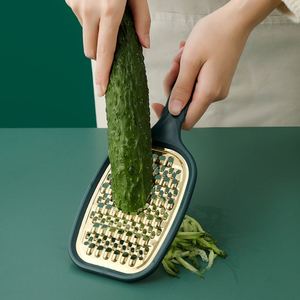 Râpe à légumes manuelle multifonctionnelle double face en acier inoxydable pour fruits et légumes, portable - Product Image 2