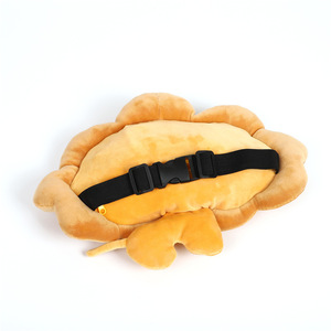 Boîte à mouchoirs en peluche pour voiture, design lion, 16cm x 11cm, organisateur de dossier de siège de voiture, accessoire de véhicule à double usage - Product Image 3