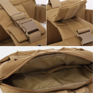 1000d ניילון כלב חבילת כלבם תיק אוכף תיק תיק עבור נסיעות קמפינג הליכה מטקטית מתכווננת לטקטית מחמד - Product Image 3