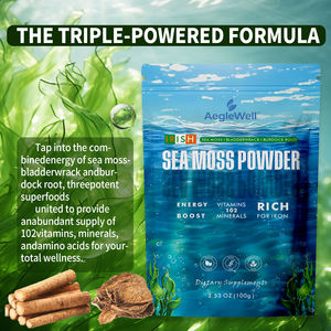 Musgo Marino OEM/ODM/OBM con Alga Fucus y Raíz de Bardana en Polvo, Compatible con Dieta <span class=keywords><strong>Keto</strong></span> y Vegana - Product Image 4