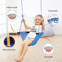 Ropecube - Balançoire en U bleue pour enfants, idéale pour parcs, maternelles, garderies et écoles, facile à installer