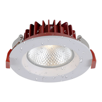 Focos Led IP65 Downlight impermeable Empotrado Baño Cocina Toile Spot Light Anti Fog COB Foco Lámpara de techo 110V 220V