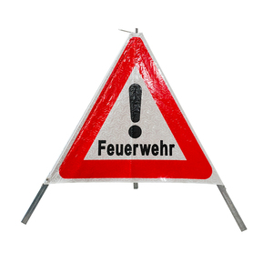 Xây dựng Tripod EU tiêu chuẩn fecible di động cuộn lên dấu hiệu/ttipod Lều tín hiệu giao thông/gấp lên phản xạ dấu hiệu giao thông - Product Image 1