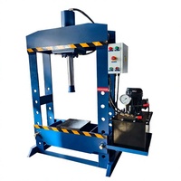 Presse hydraulique électrique à cadre en H de 50 tonnes avec servomoteur et pompe 220/380V 2,2 kW, facile à utiliser