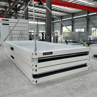 Casa Contenedor Prefabricada Plegable Z Fold, Cabaña Portátil de Rápida Construcción, Casa Modular Plegable para Alojamiento en Obras de Construcción