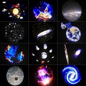 12 trong 1 thông minh bầu trời đầy sao ánh sáng ban đêm 360 độ thiên hà chiếu kỳ nghỉ ánh sáng phòng thiên văn thiên hà Sao chiếu - Product Image 6
