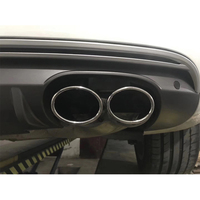 Kit carrosserie sport style facelift avec diffuseur de pare-chocs arrière et embout d'échappement pour Audi Q5 SQ5 à RSQ5 2008-2017