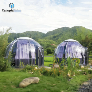 ATLAS Moderna Cúpula Esférica Prefabricada, Casa Burbuja, Carpa para Exteriores, Hotel en Zona Escénica, Casa de Huéspedes, Comedor con Vista al Cielo Estrellado, PC Transparente - Product Image 2