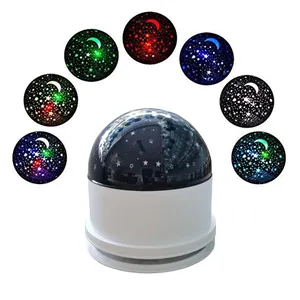 music LED Night Light Projector Starry Sky Star Master Projection lamp RGB music stage lamp Party atmosphere spotlight