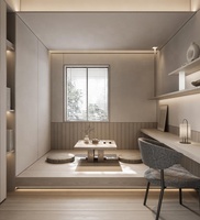 Bibliothèque modulaire en bois moderne, écologique et durable avec fonction bureau pour la maison, le bureau, le salon, l'école et l'hôtel