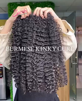 Paquets de cheveux vietnamiens bruts non transformés vente en gros os droit cuticule aligné cambodgien birman bouclé vendeur de cheveux humains bruts