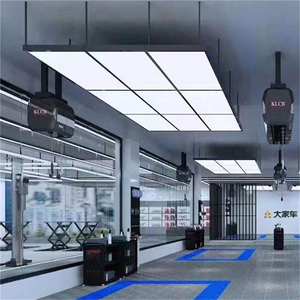Lumière LED à panneau moderne 6500K 1,8*3,6M 9 panneaux, température de couleur réglable, lumières LED pour <span class=keywords><strong>atelier</strong></span>, lumière de panneau - Product Image 3