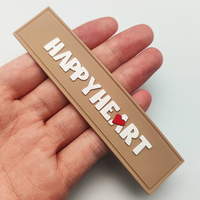 Étiquettes en silicone personnalisées à transfert thermique, patchs en PVC souple 3D personnalisés, logos de marque personnalisés pour vêtements, vestes