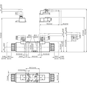 Rexroth Solenoid Directional Control Valve 4WE6Y6X EG24N9K4 <b>V</b> 350 <b>Bar</b> Hydraulic Valve - Product Image 2