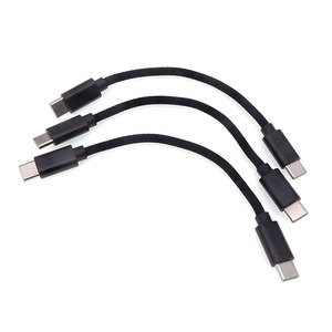 Premium Portable Nylon Braided Short 1M USB Type C USB Type C PD 3A 60W Fast Charging Data Sync <strong>Cable</strong> <strong>for</strong> Mobile Phone <strong>Computer</strong> - Product Image 6