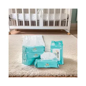 BB Kitty Baby Wet Wipe No Alcohol Tissue Custom Travel Case Eco Friendly Cleansing Disposable Baby Wipe For Face