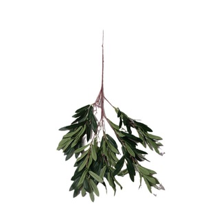 Feuilles de bambou artificielles Yixuan, feuillage décoratif haut de gamme pour mariage, salle de réception, fleurs en soie moulées par injection - Product Image 5