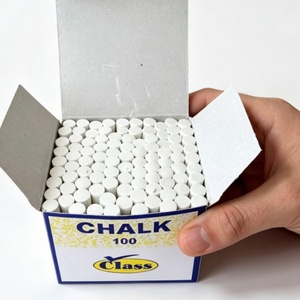Craie de carbonate de calcium blanche et colorée, non toxique, sans poussière, de haute qualité, pour tableau noir scolaire pour enfants - Product Image 5